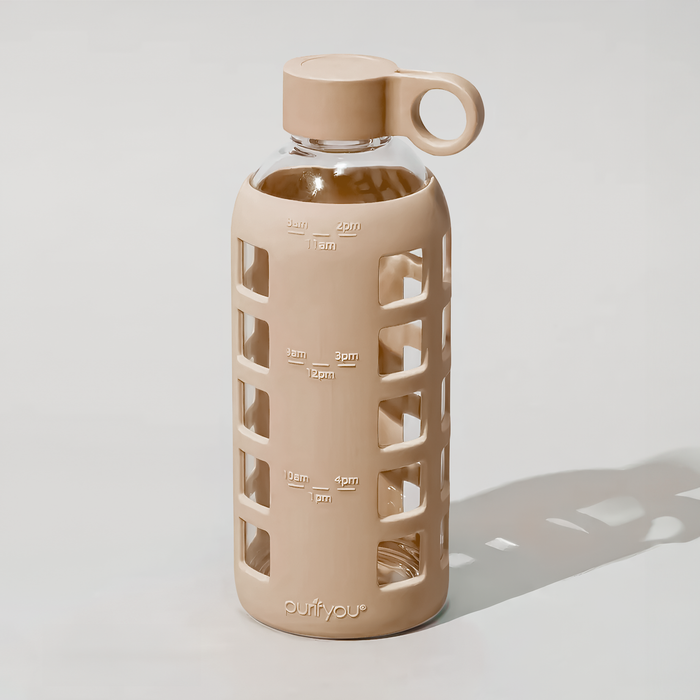 purifyou® Glass Water Bottle